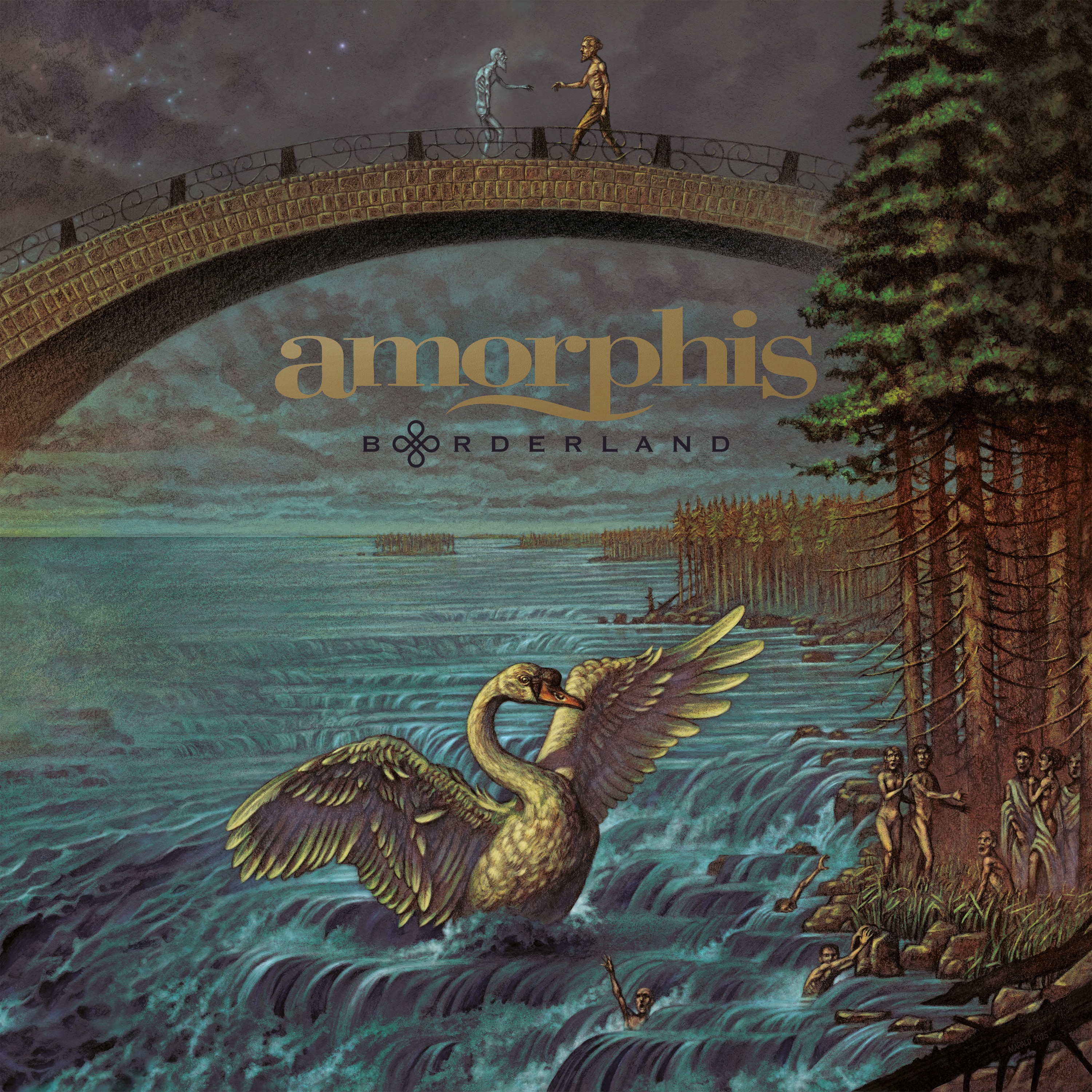 Amorphis: Borderland (gold opaque)